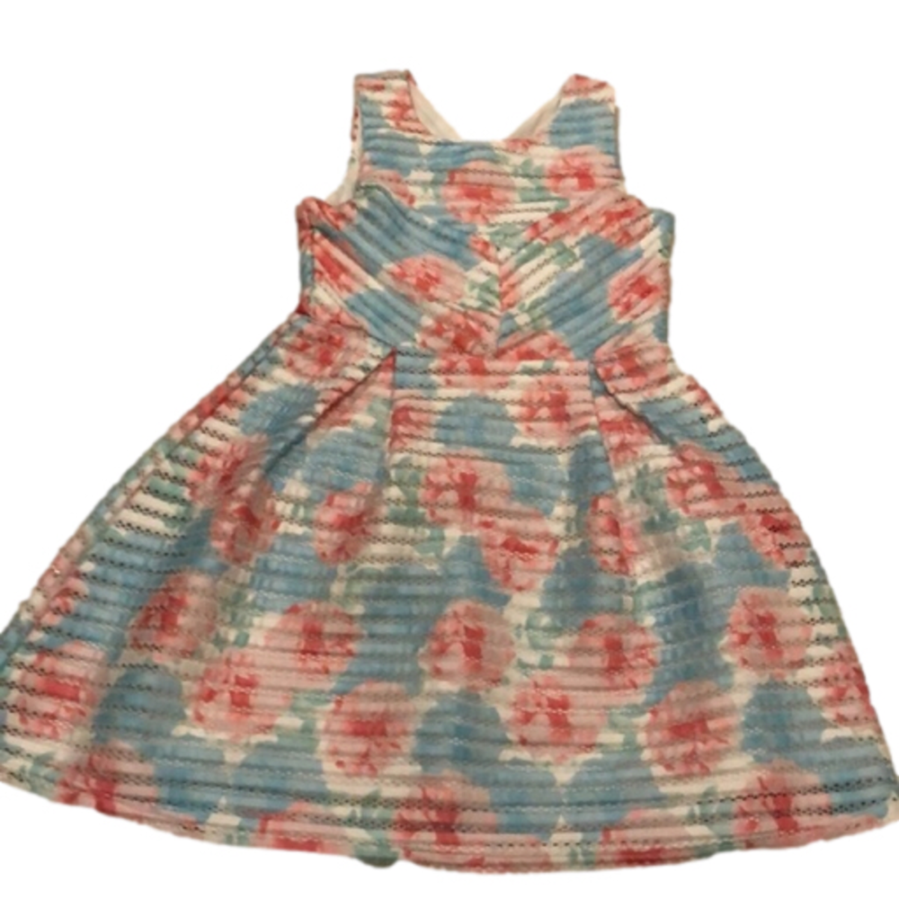Girls blue and pink tank dress. Like new!